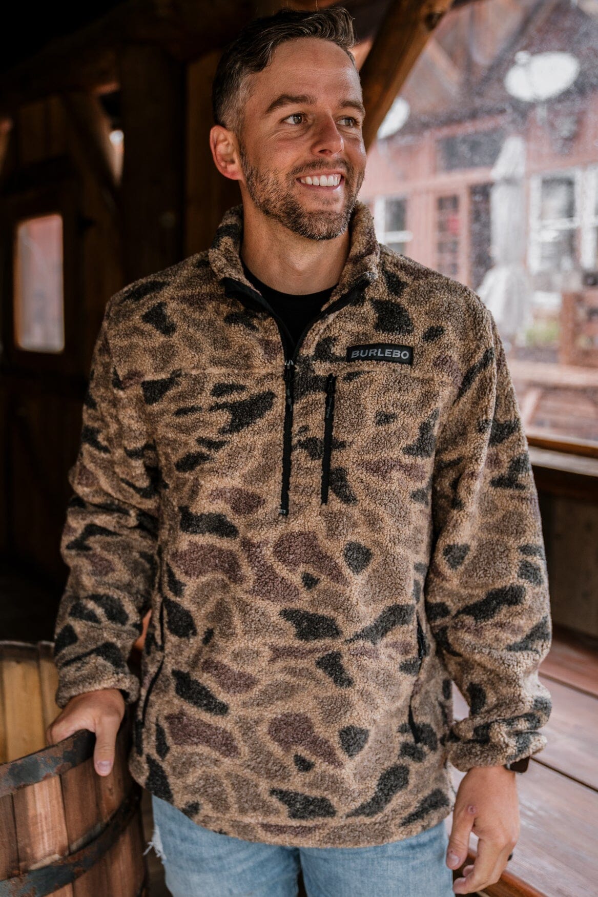 Sherpa-Quarter Zip-Rocky Mountain Camo