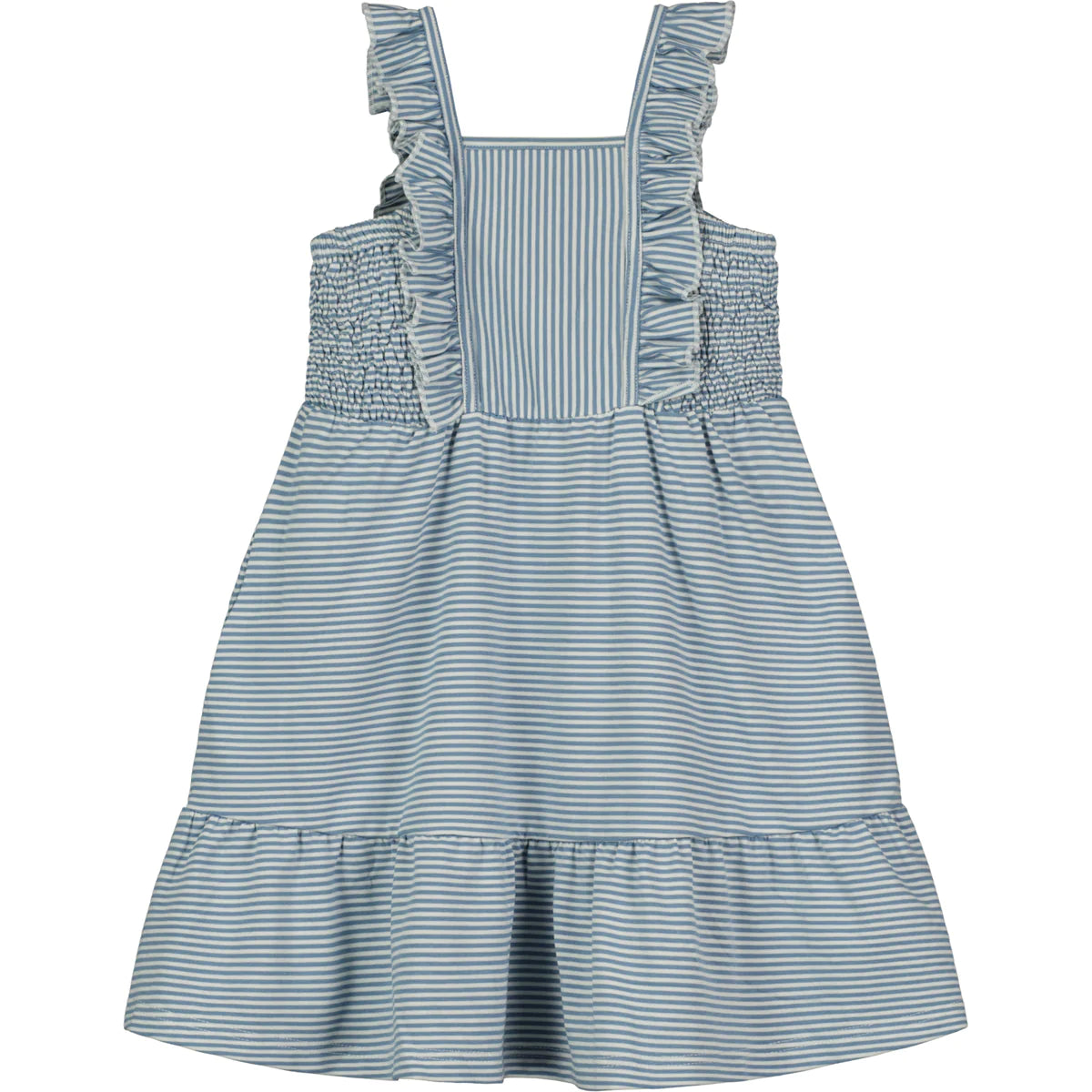 Ameera Dress Blue Stripe