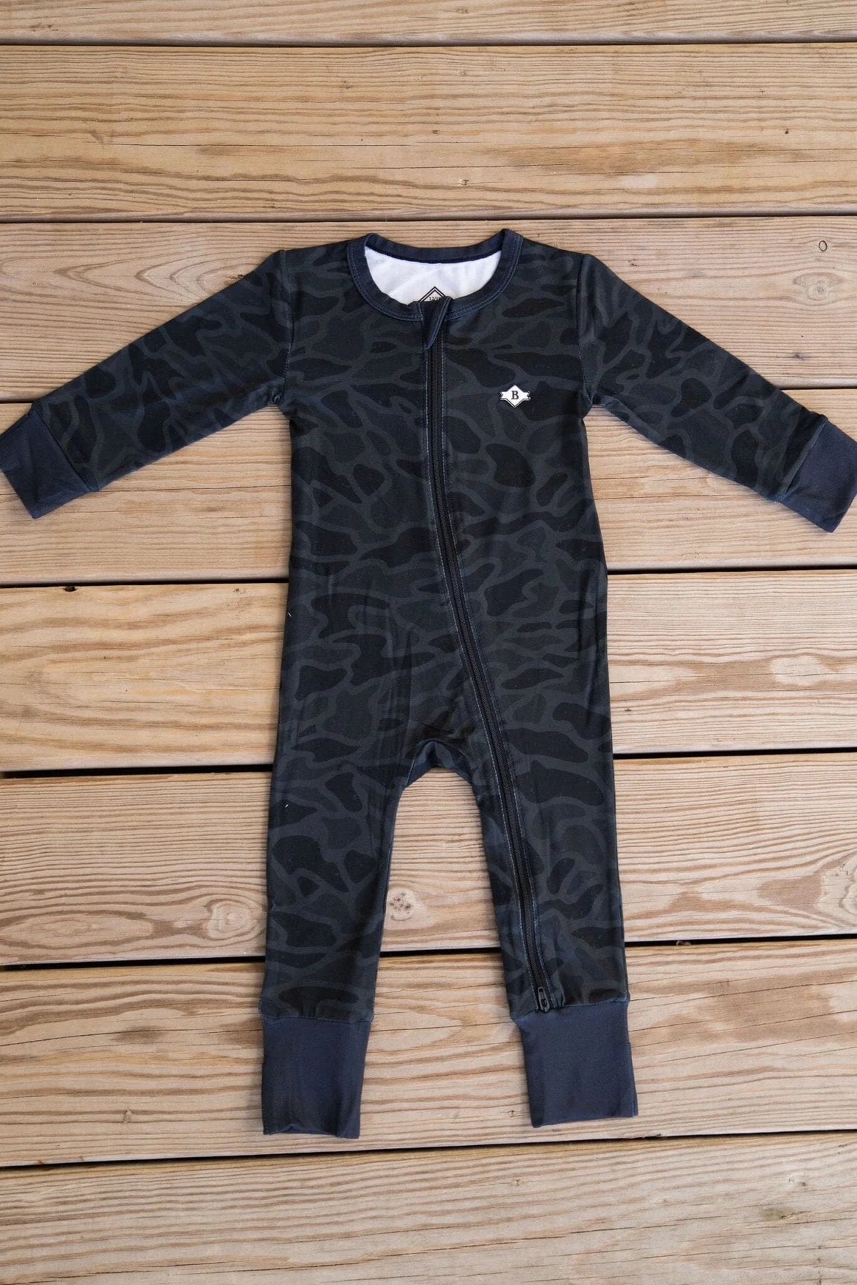 Baby Zip Up-Black Camo