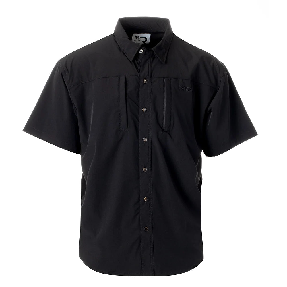 ROOST S/S Button Down Black