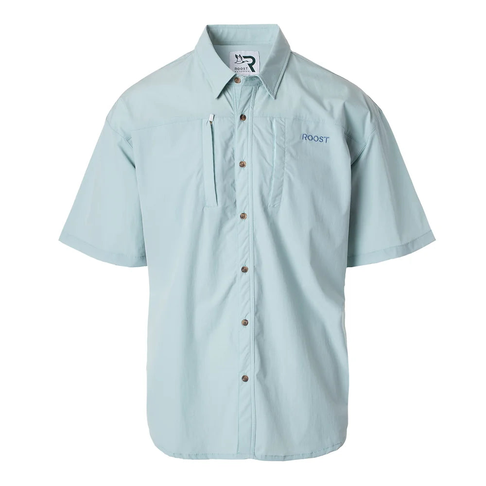 ROOST S/S Button Down Light Blue