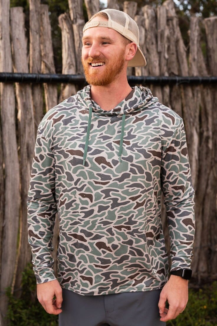 Performance Hoodie-Retro Duck Camo