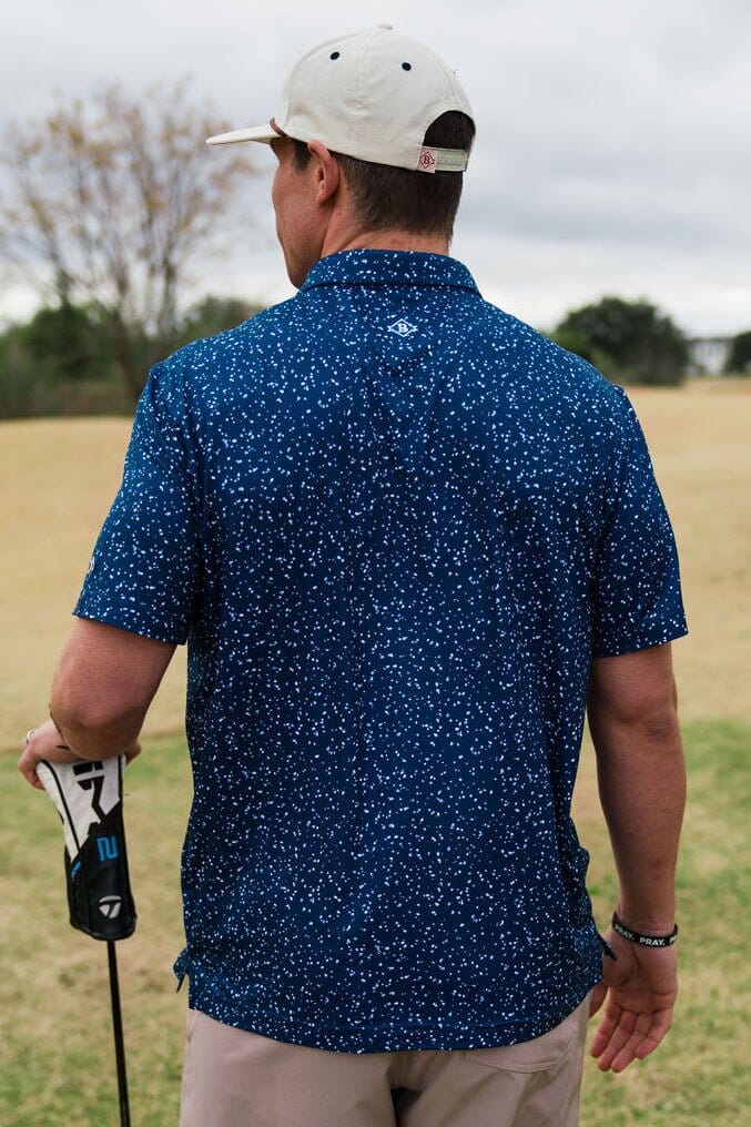 Performance Polo-Navy Speckled