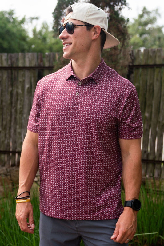 Performance Polo-Texas Maroon