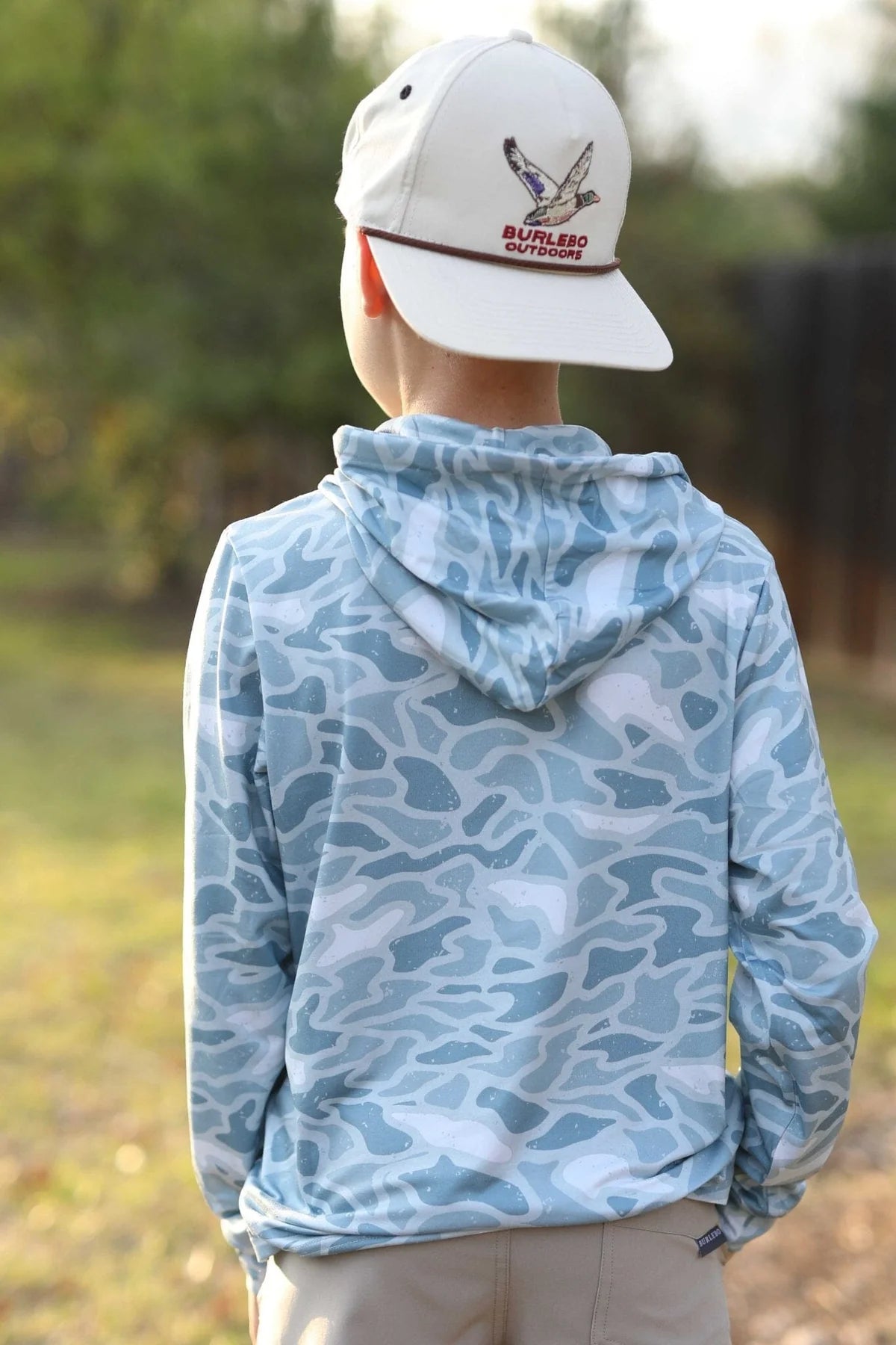 YOUTH Performance Hoodie-Seaside Camo